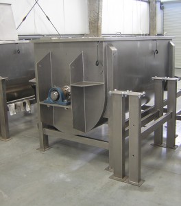 200 cubic foot Ribbon Blender chain drive model