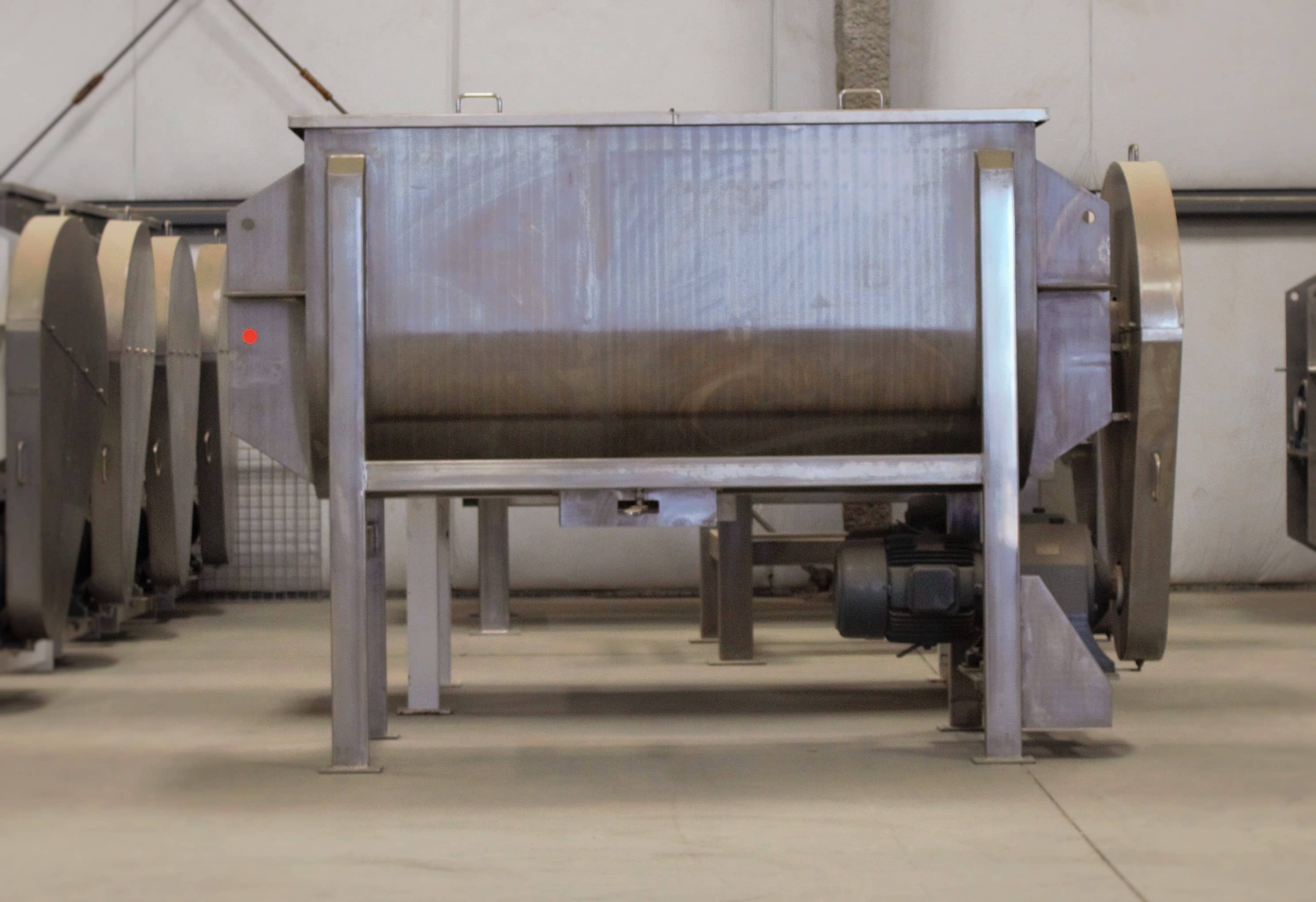 100 cubic foot Ribbon Blender chain drive model